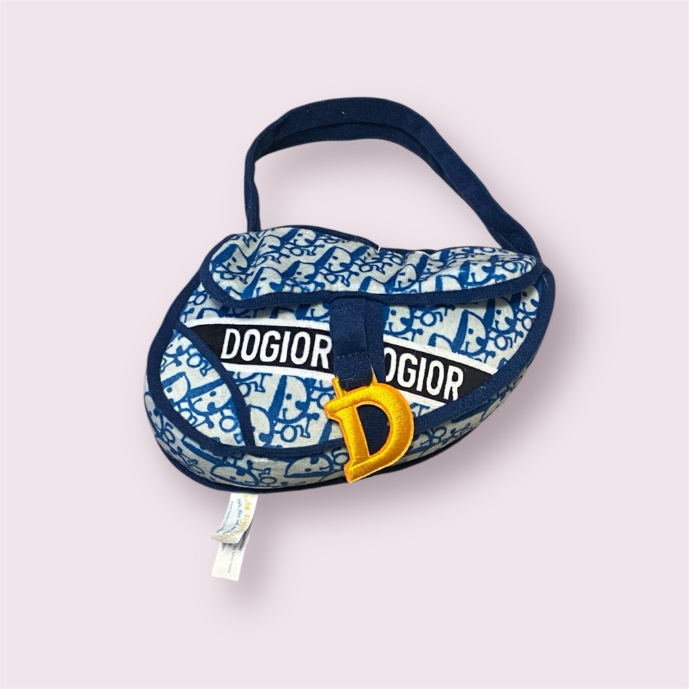 Dog Dior Saddle Bag Pet Toy